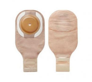 Hollister Premier 1-Piece Drainable Ostomy Pouches - 1-Piece Convex Premier Pouch, Beige with Viewing Option, Presized 7/8" Stoma Opening - 8661