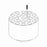 Hettich Rotanta 460 and 460 R Centrifuge Accessories - ACCESSORY, REDUCING PART, 21-PLACE, 13X75 - 4435