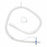 Teleflex Adult Breathing Circuits - Adult Single-Limb NPPV Breathing Circuit with Bacterial Viral Filter, 72" - 1698F