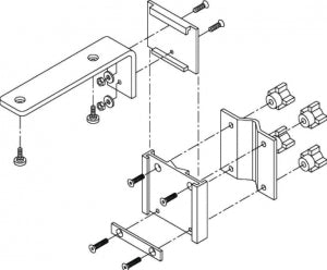 by Teleflex Medical CONCHATHERM 2000 System Accessories - Concha herm 2000 Pole Mount Bracket - 386-85