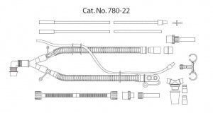 Teleflex Medical Heated Wire Circuits - Vented Circuit, Humidifier Limb, Water Trap, Pediatric - 780-22