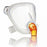 Philips PerformaTrak Face Masks - PerforMax Face Mask with Leak 2 Entrainment Elbow, Adult Small - 1061619