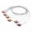 Philips 5-Lead Single-Pin ECG Leadwires - 5-Lead Set Grabber - M1976A