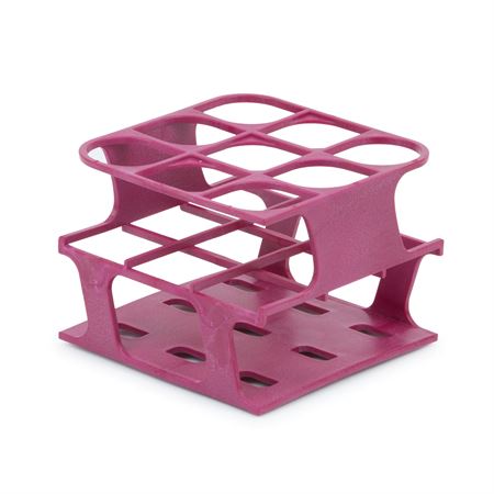Half-Size Freezer Rack For 30mm Tubes - Holds 9 - 4.3"L x 4.3"W x 3.3"H