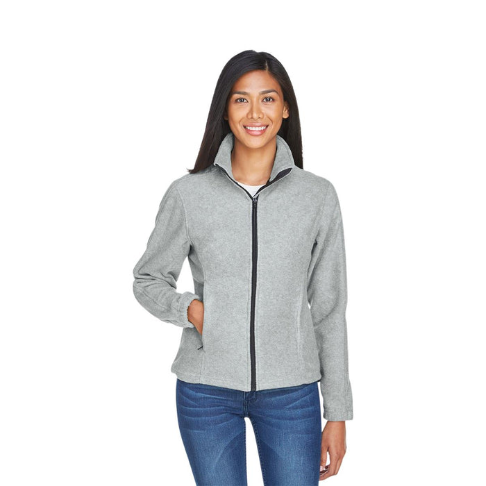 Women's 100% Polyester Fleece Jacket, Pink, Size M	