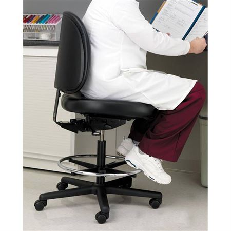 Heavy Duty Lab Seating Stool - 30"W x 28.5"D x 49.5"H