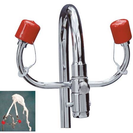 Eyewash Station High Profile - 6.75"W x 4"H - Nozzle diameter: 1.125