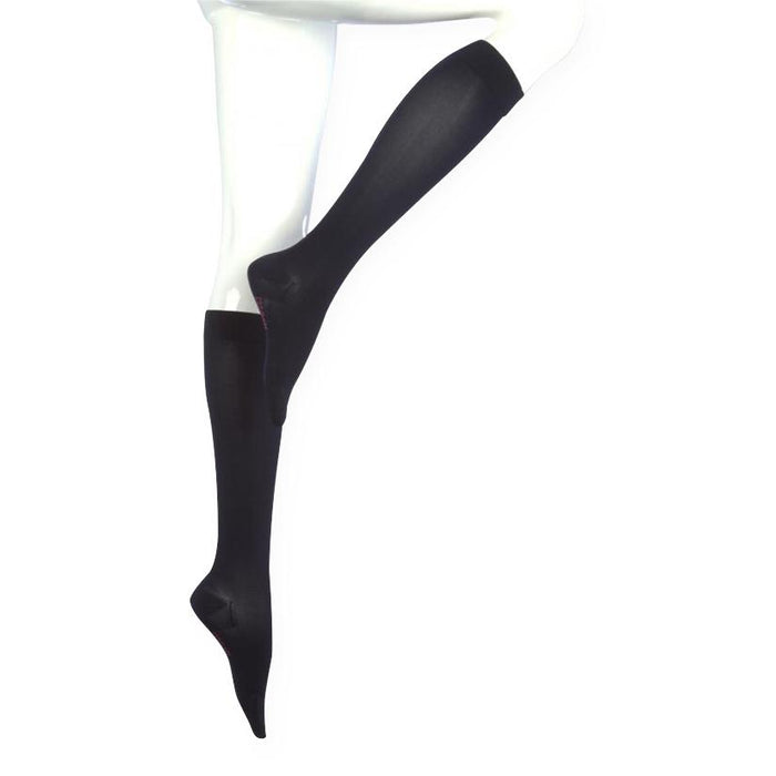 Medi USA Knee-High Compression Stockings - Knee-High Compression Stockings, Black, Size 7 - 16357