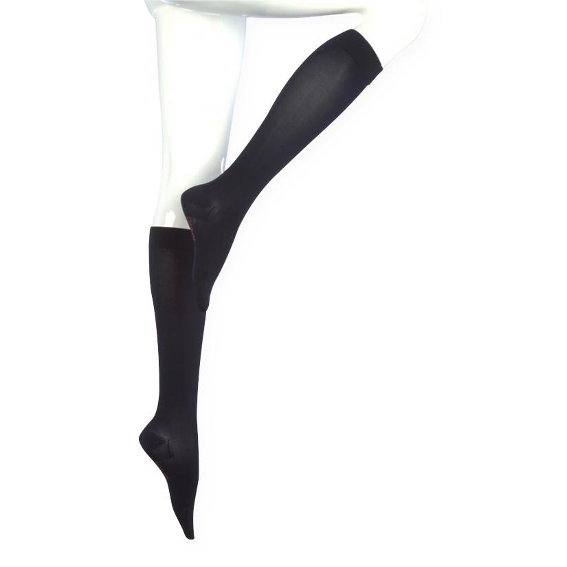 Medi USA Knee-High Compression Stockings - Knee-High Compression Stockings, Black, Size 7 - 16357