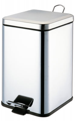 Graham-Field Inc Stainless Steel Waste Receptacles - Stainless Steel Waste Receptacle, Step On, 32 qt. - 8360