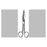 Henry Schein  HSI Scissors 5.5 in Operating Straight Ea (100-4549)