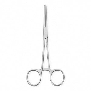Centurion Centurion Satin Rochester-Ochsner Forceps - 6-1/4" (15.9 cm) Sterile Centurion Rochester-Ochsner Forceps with Serrated 1 x 2 Teeth, Premium Satin Grade, Locking, Single Use - I67685