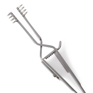Centurion Centurion Holzheimer Retractor - 4" (10.2 cm) Sterile Centurion Holzheimer Cross-Action Retractor with Sharp 4x4 Prongs, Single Use - I68210