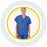 ICP Medical Rapid Refresh Comfort Scrubs - Rapid Refresh Disposable Comfort Scrub Set, Pediatric, Blue, Size XL - RR-4300XL