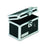 Ideastream Vaultz Black Locking Index Card File - Vaultz Locking Index Card File with Flip Top, Black, Holds 350 3" x 5" Cards - VZ01169