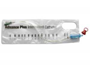 Hollister Advance Plus Intermittent Catheter - Advance Plus Intermittent Coude Catheter, 14 Fr - 5097144