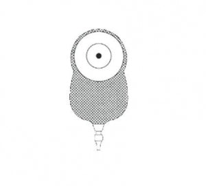 Marlen Manufacturing Ultralite 1Pc Convex Pouches - UltraLite Drainable Convex Transparent Pouch with Skin Shield Barrier, Deep Convexity, Deep Pre-Cut Flange, 1-1/4" Stoma Opening - 77065