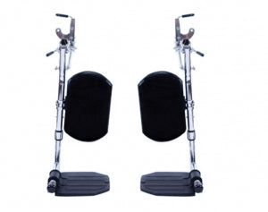 Invacare Composite Hemi-Height Elevating Leg Rest - Composite Hemi-Height Elevating Leg Rest with Pads - T94HC_PTO_37788