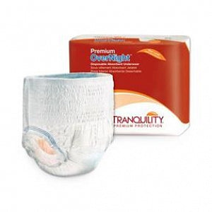 Principle Tranquility Premium Overnight Underwear - UNDERWEAR, DISP, PREM, OVERNIGHT, MD, 34"-48" - PU2115