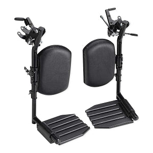 Invacare Hemi Elevating Legrest / Accessories - Hemi Elevating Legrest, Heel Loop, Aluminum Footplate - INVT94HAP