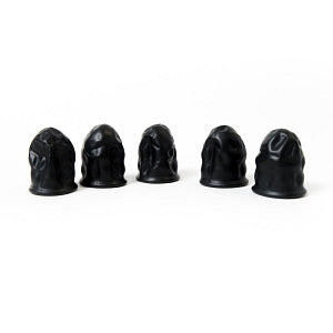Interstate Group Bertech Antistatic Finger Cots - Static Dissipative Finger Cot, Powder Free, Size M, 4 mil. - ESDFC-B-5M