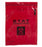 Red Reclosable Bags w/STAT and Biohazard Warning by Inteplast