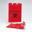 Inteplast Group Biohazard Dressing Disposal Bags - Biohazard Bag for Dressing Disposal, 11" x 15", Red - UFDD1114