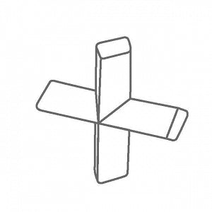 Ika IKAFLON Cross PTFE Magnetic Stirring Bar - IKAFLON 30, MAG STIR BAR, CROSS PTFE, 5PC - 4496800