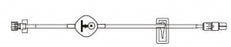 BD Specialty Extension Sets with Filter - 7" Small-Bore IV Extension Set with 0.5 mL Priming Volume, 0.2-micron Filter, Slide Clamp and Spin Male Luer Lock - 10011865