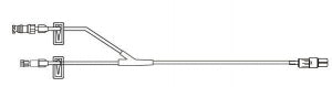 BD Extension Sets - Bifuse 11" Standard-Bore IV Extension Set with 1.5 mL Priming Volume, Removable SmartSite Needle-Free Connector, 2 Slide Clamps and Spin Male Luer Lock - 10012143