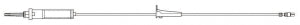 BD Gravity Sets (Filters) - Nonvented 20-Drop 55" IV Gravity Set with 19 mL Priming Volume, Single Spike, 200-micron Filter and 2-Piece Male Luer Lock - 10844551