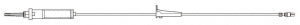 BD Gravity Sets (Filters) - Nonvented 20-Drop 55" IV Gravity Set with 19 mL Priming Volume, Single Spike, 200-micron Filter and 2-Piece Male Luer Lock - 10844551
