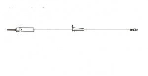 BD Secondary IV Administration Sets - Vented / Nonvented Secondary IV Administration Set with Spin Male Luer Lock with Hanger, 20-Drop, 36", 12 mL Priming Volume, Non-DEHP - 11582774