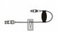 BD IV Extension Sets - J-Loop 6" Small-Bore IV Extension Set with 0.2 mL Priming Volume, SmartSite Needle-Free Connector, Slide Clamp and Spin Male Luer Lock - 20021E