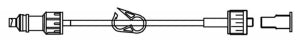 BD IV Extension Sets - 6" Small-Bore IV Extension Set with 0.4 mL Priming Volume, SmartSite Needle-Free Connector, Pinch Clamp and Spin Male Luer Lock - 20035E
