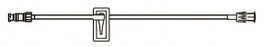 BD Extension Sets - 7.5" Standard-Bore IV Extension Set with 1 mL Priming Volume, SmartSite Needle-Free Connector, Slide Clamp and Spin Male Luer Lock - 20059E
