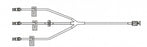BD Extension Sets - Trifuse 7.5" Small-Bore IV Extension Set with 1.7 mL Priming Volume, Check Valve, 3 SmartSite Needle-Free Connectors, 3 Slide Clamps and Spin Male Luer Lock - 20062E