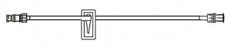 BD Extension Sets - 8.5" Standard-Bore IV Extension Set with 1 mL Priming Volume, SmartSite Needle-Free Connector, Slide Clamp and Fixed Male Luer Lock - 21059E