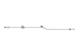BD Needle-Free Extension Sets - Small Bore IV Extension Set with Pinch Clamp, 1 SmartSite Needle-Free Valve, Fixed Male Luer Lock, 9.5", 0.7 mL Priming Volume - 30203E