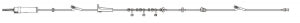 BD Gravity Sets (Stopcocks and Manifolds) - Vented Gravity Extension Set, Valve, 60" - 42504E