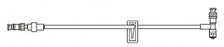 BD Specialty Extension Sets (T-Connector) - Small Bore IV Extension Set with 1 Removable SmartSite Needle-Free Connector, Slide Clamp, SmartSite T-Connector, Spin Male Luer Lock, 7", 0.4 mL Priming Volume, Non-DEHP - C25013E
