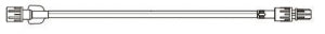 BD Specialty Low-Pressure Extension Sets - Pressure-Rated IV Extension Set with Purple-Striped Spin Male Luer Lock, 7.5", 0.4 mL Priming Volume, Non-DEHP - ME5304