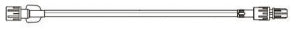 BD Specialty Low-Pressure Extension Sets - Pressure-Rated IV Extension Set with Purple-Striped Spin Male Luer Lock, 7.5", 0.4 mL Priming Volume, Non-DEHP - ME5304