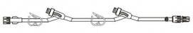 BD Extension Sets - 40" Standard-Bore IV Extension Set with 7.5 mL Priming Volume, 2 Pinch Clamps, 2 Male Luers, 2 NAC-Y Needle-Free Valves and Spin Male Luer Lock - MX9172