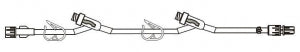 BD Extension Sets - 40" Standard-Bore IV Extension Set with 7.5 mL Priming Volume, 2 Pinch Clamps, 2 Male Luers, 2 NAC-Y Needle-Free Valves and Spin Male Luer Lock - MX9172