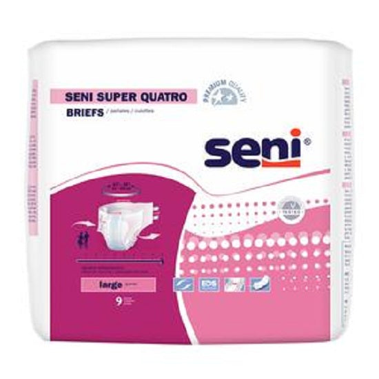 TZMO Seni Unisex Super Quatro Brief, Severe Absorbency