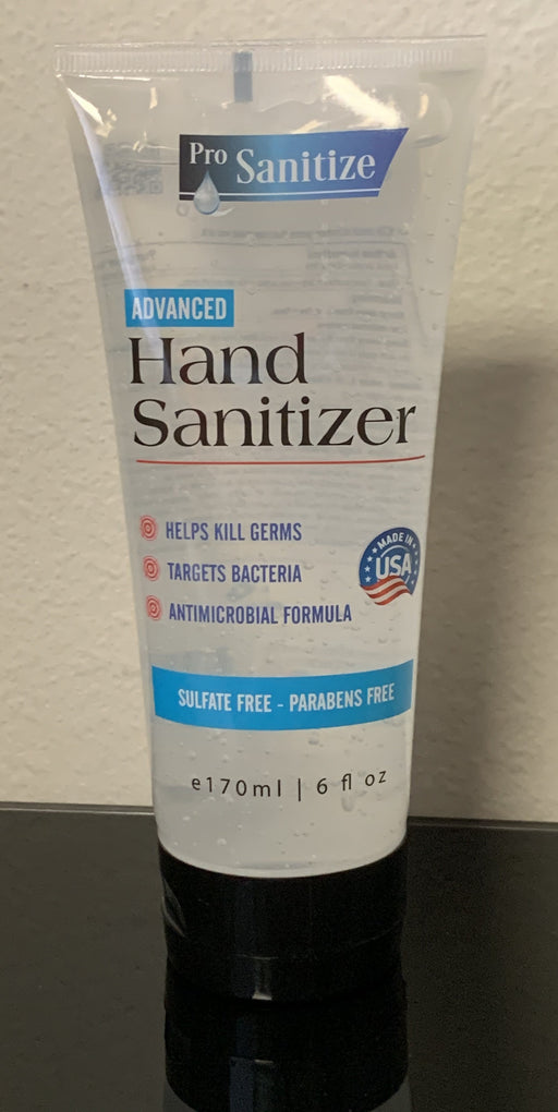 Pro Sanitizer 70% Ethyl Alcohol - Advanced Hand Sanitizer Sulfate Free - 6oz Bottle - Pack of 2