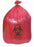 Inteplast Group Printed Biohazard Can Liners - Printed Biohazard Can Liner, Red, 11 Micron, 24" x 33" - S243311RH