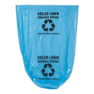 Centurion Centurion Soiled Linen Liners - Centurion Light Blue Liners Printed with "Soiled Linen", Roll, 29" x 45", 1.0 Mil - IRDBL45C