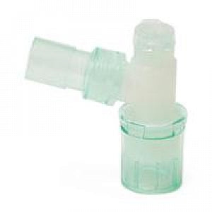 Intersurgical Double Swivel Elbows - Flip-Top Cap with 7.6 mm Port - 1899000